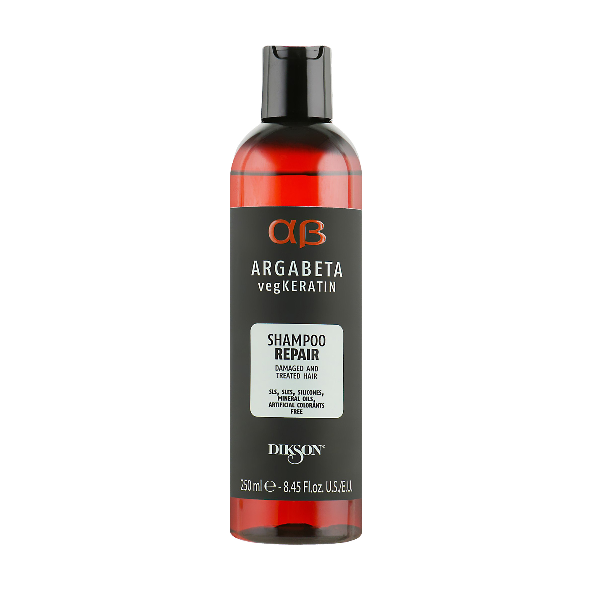 Відновлювальний шампунь для волосся Dikson Argabeta VegKeratin Repair Shampoo, 250 мл