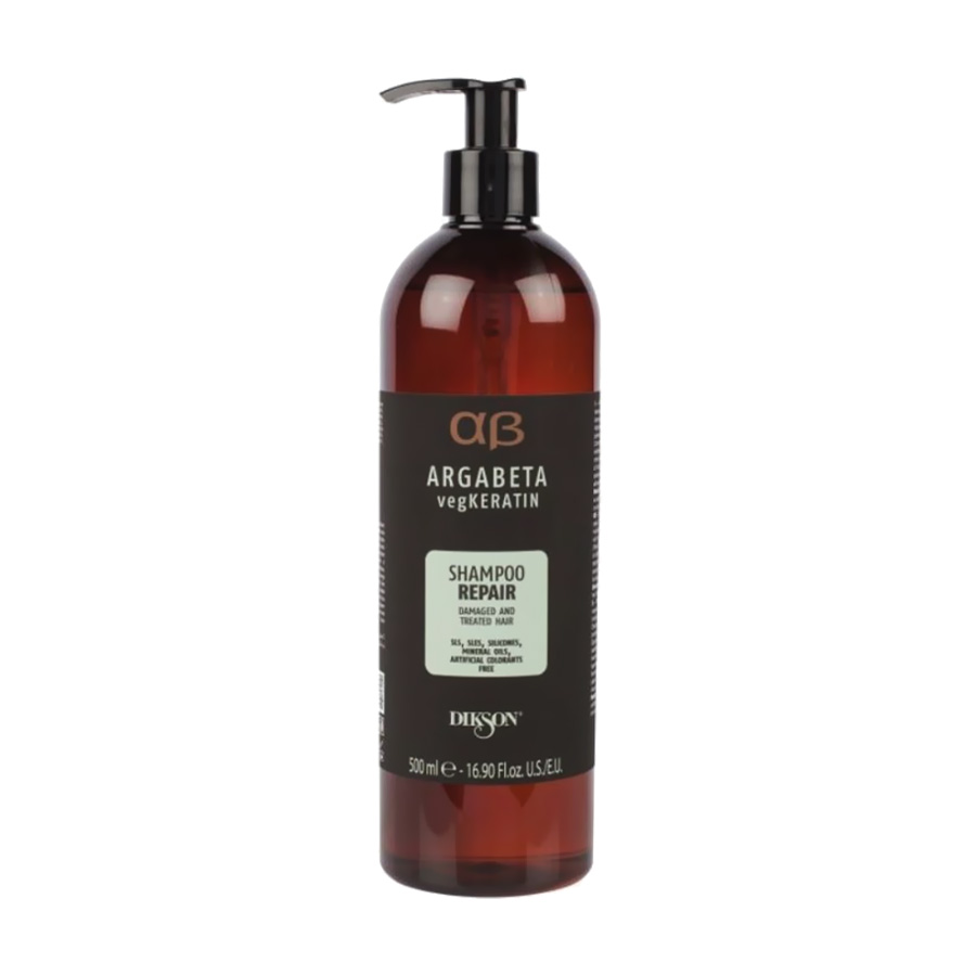 Відновлювальний шампунь для волосся Dikson Argabeta VegKeratin Repair Shampoo, 500 мл